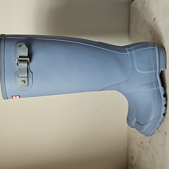 HUNTER: baby blue original tall rain boots - Picture 1 of 7